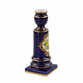 Small candlestick from the Meissen porcelain manufactory.