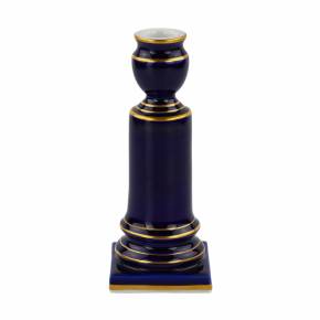 Small candlestick from the Meissen porcelain manufactory.