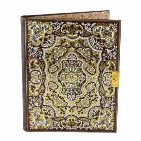 Address folder in Boulle style. France. 19th-20th century.