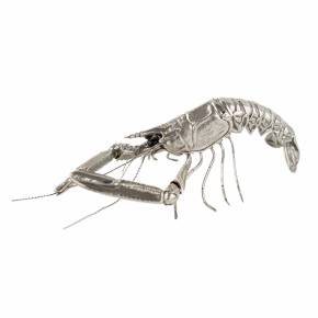 Decorative figurine Silver lobster. 20th century. 