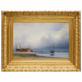  А.Н.Мордвинов. Морской пейзаж. 1849 год.  
