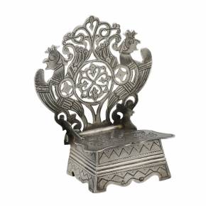 Mikhail Goloshchapov, Silver salt shaker-throne. 1899-1908 