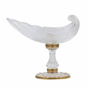 MOUNTAIN CRYSTAL BOWL WITH GOLD MOUNT BY FABERGÉ SAINT PETERSBURG, 1880–1890