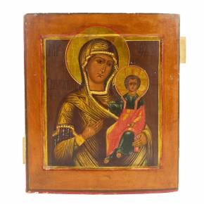 KAZAN ICON OF THE MOTHER OF GOD WITH THE CHRIST CHILD RUSSIAN EMPIRE, SECOND HALF OF THE 19TH CENTURY