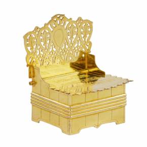 SILVER-GILT SALT THRONE, IVAN KHLEBNIKOV FIRM, MOSCOW, 1875