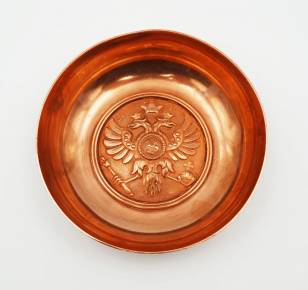 CENDRIER «GUERRE 1914» DE LA MAISON FABERGÉ RUSSIE, 1914–1915