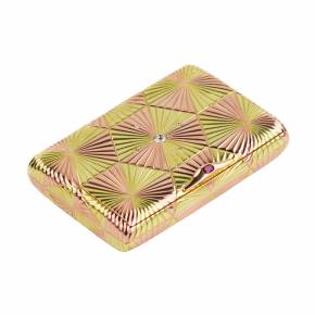 GOLD CIGARETTE CASE, GABRIEL NUKKANEN, FABERGÉ, ST PETERSBURG, LATE 19TH CENTURY