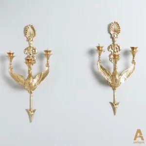 A couple of sconces in the neoclassical style
