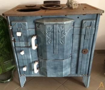 Furnace-stove in the style of Art Deco