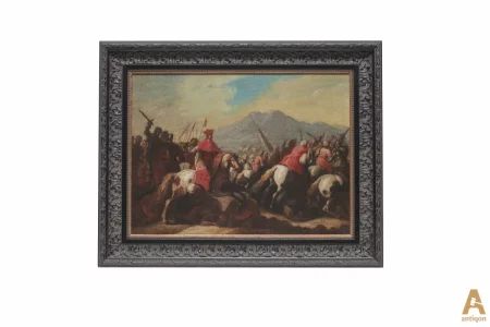 Battle of the Crusaders with the Saracens Georg Philipp Rugendas 1666-1742 