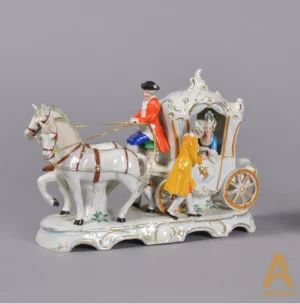 Porcelain figure "The carriage"