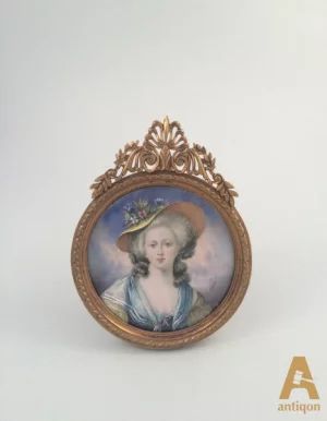 Portrait miniature "Elizabeth Zhardiner"