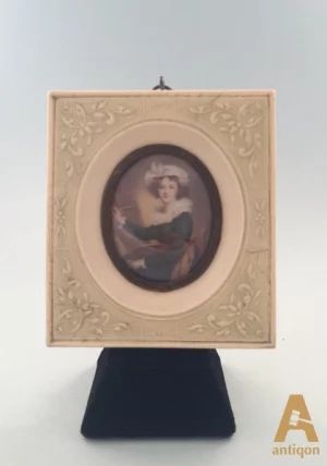 Portrait miniature Marie Elisabeth Louise Vigee-Lebrun
