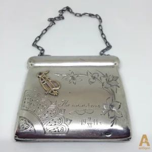 Silver purse. Russia. 1908-1917