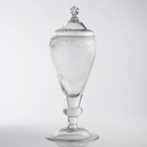 Glass with lid, 1700/1800 