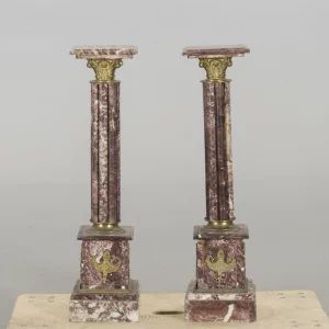 Pair of marble columns