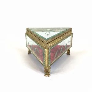 Boîte à bijoux triangulaire