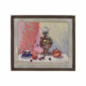 Peinture  "Une tasse de boisson forte"  Korolenkov Vyacheslav 