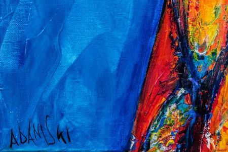 Картина "Обнаженная модель" Antoni Adamski 