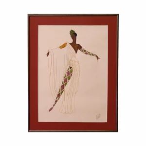 Drawing from the series Stage costumes Erte 