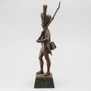 Figurine en bronze "Soldat" «FR. BERNAUER München »