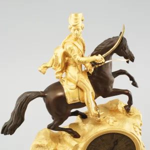 Mantel Clock "Cavalryman" 