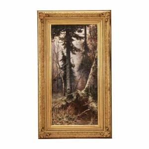 Ainava “Migla mežā”, Jūlijs Klevers, 1894.