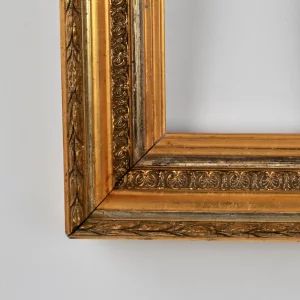 Gilded two-baguette picture frame
