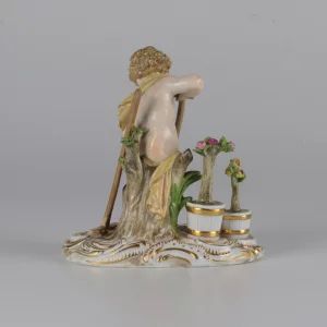 Фигурка садовника. Аллегория лета. Meissen. Рубеж 19-20 века.