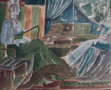 A. Zardinsh. "Nationalité pittoresque. Peinture Narodnitsa". 1er juillet 1948.