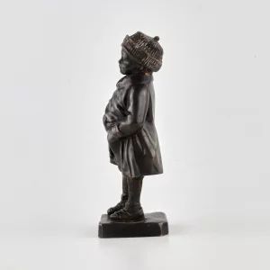 Bronze statuette "Boy". 