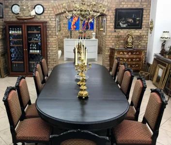 Napoleon III style dining set 