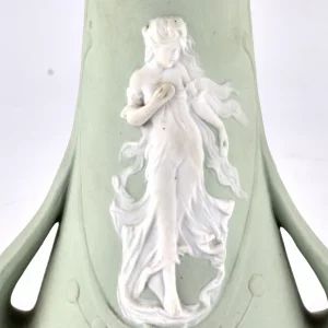 Vase "Nymph" in the Art Nouveau style. ZD Gardner. Russia 