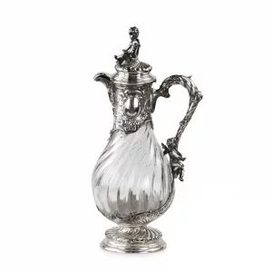 Cruche à vin en argent exquise au pouvoir de Louis XV.