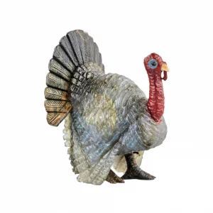 Stone-cut miniature "Turkey" in Faberge style 