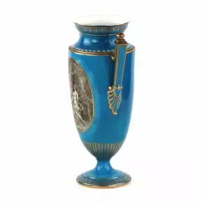 Vase peint. Manufacture impériale de porcelaine 1881-1894 