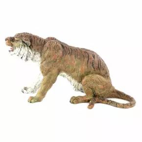 Painted Viennese bronze Tiger. 