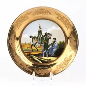 Plat "Soldats de l'armee russe du 19ème siècle". 