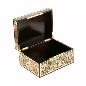 Magnificent 19th century Boulle humidor. 