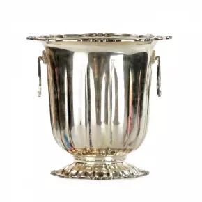 Silver wine cooler. 