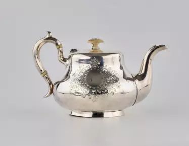 Russian silver tea set 