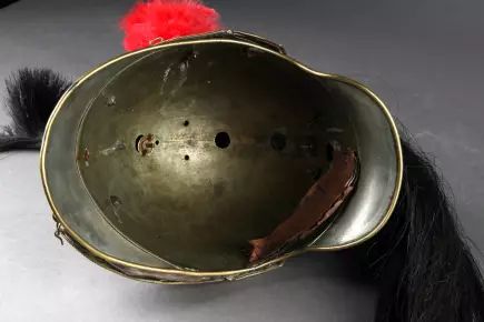 Helmet of a Belgian cuirassier of the mid-19th century 