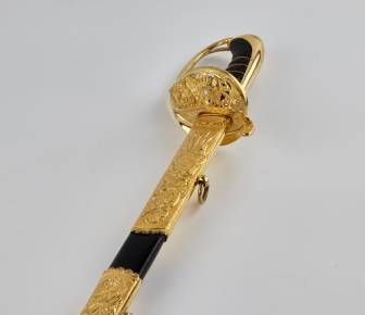 Saber of a Swedish naval officer, second half of the 19th century. 