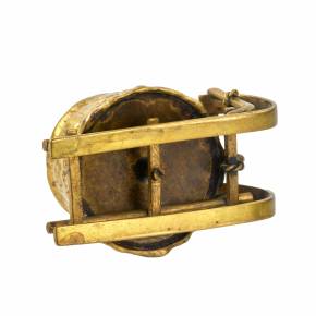 Brass ashtray Water sleigh. Late 19th century 
