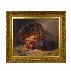Brunel De Neuilly. Cosy "Nature morte aux baies". 