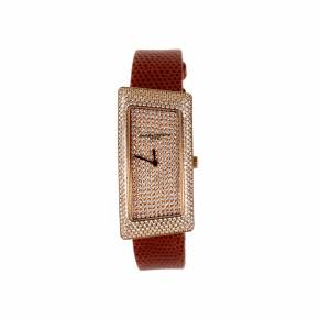 Sieviešu pulkstenis Vacheron Constantin, 1972. gada sērijas briljanta rozā zelta pulkstenis. 