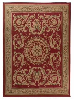 French carpet in Aubusson style. 