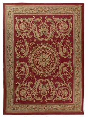 Tapis français de style Aubusson. 