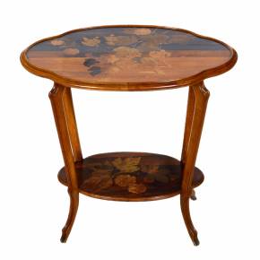 Art Nouveau table. Emile Galle. 