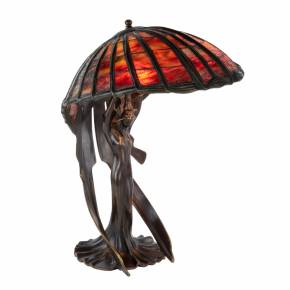 Flying Lady table lamp by Peter Behrens. 
